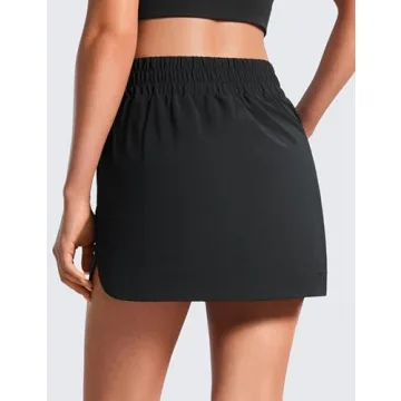 CRZ YOGA Women’s Golf Tennis Skirt with Pockets