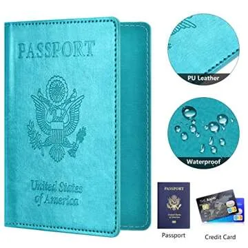 Passport and Vaccine Card Holder Combo for Easy Travel