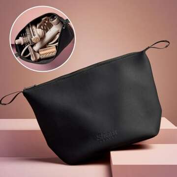 Shark SpeedStyle RapidGloss Finisher and High-Velocity Dryer with IQ Speed Styling and Drying Suite, Lightweight, Ionic, No Heat Damage, for All Hair Types, Silk, HD352