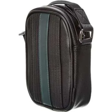Ted Baker Striped PU Flight Bag for Stylish Travel