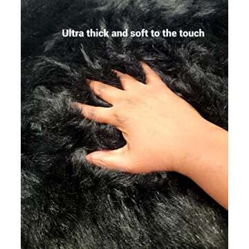 Chesserfeld Faux Fur Sheepskin Rug - Luxurious & Easy Care