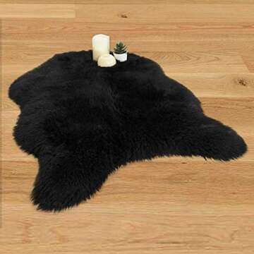 Chesserfeld Faux Fur Sheepskin Rug - Luxurious & Easy Care