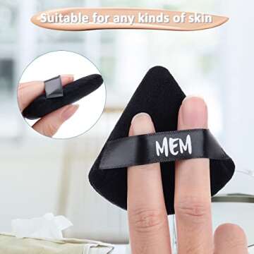 MEM Triangle Powder Puff for Perfect Makeup Application