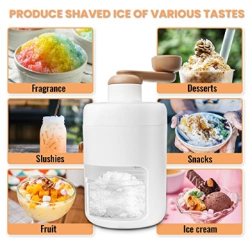 FILTA Portable Ice Crusher BPA Free Hand-Crank Shaved Ice Machine