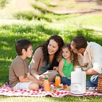 FILTA Portable Ice Crusher BPA Free Hand-Crank Shaved Ice Machine