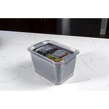Kitchen Spaces Colander Bin for Fresh Fruits and Vegetables