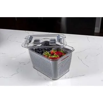 Kitchen Spaces Colander Bin for Fresh Fruits and Vegetables