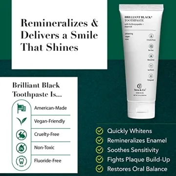 Terra & Co. Brilliant Black Toothpaste for Natural Whitening