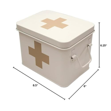 Lassos Boutique Retro First Aid Box for Stylish Storage