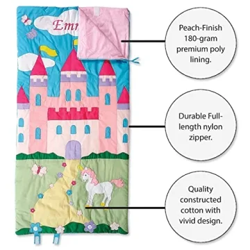 Personalized Lillian Vernon Kids Castle Sleeping Bag for Kids
