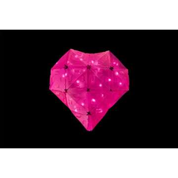 Creatto Shining Sweetheart & Lovable Stuff Light-Up 3D Puzzle Kit | Includes Creatto Puzzle Pieces to Make Your Own Illuminated Craft Creations, DIY Activity Kit, LED Lights, Great for Valentine's Day