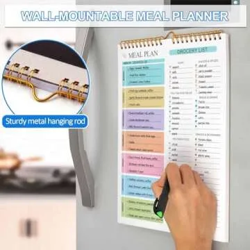 Joyberg Weekly Meal Planner Notebook for Effortless Cooking Planning