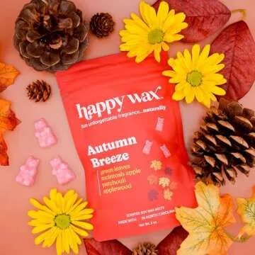 Happy Wax Fall Mix Soy Wax Melts for Cozy Autumn Atmosphere