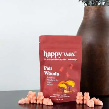 Happy Wax Fall Mix Soy Wax Melts for Cozy Autumn Atmosphere