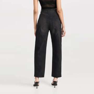 MIFJNF Women's Y2K Baggy Ripped Jeans Stylish Comfort