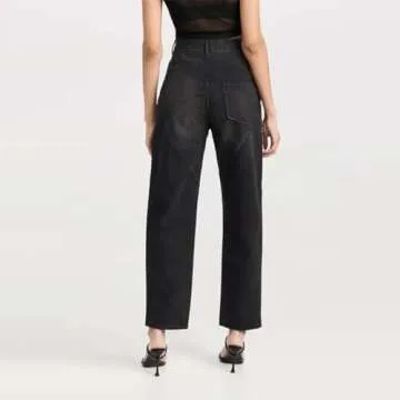 MIFJNF Women's Y2K Baggy Ripped Jeans Stylish Comfort