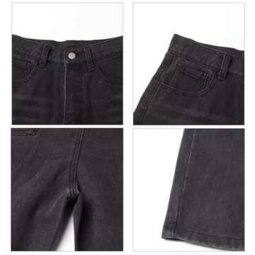 MIFJNF Women's Y2K Baggy Ripped Jeans Stylish Comfort