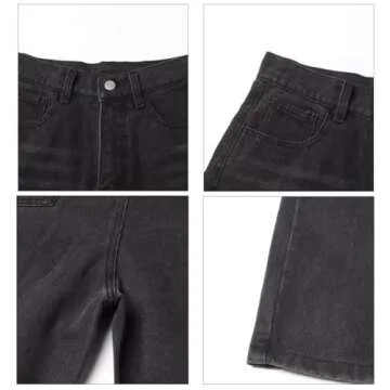 MIFJNF Women's Y2K Baggy Ripped Jeans Stylish Comfort