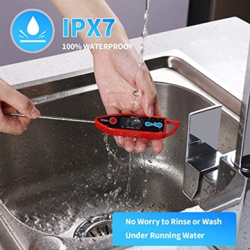 Yacumama Digital Water Thermometer Instant Read Waterproof