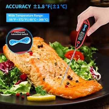 Yacumama Digital Water Thermometer Instant Read Waterproof