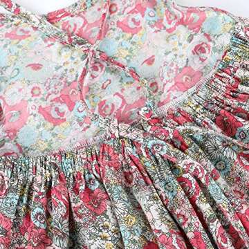 Arbag Summer Girl Floral Backless Party Dress for Kids