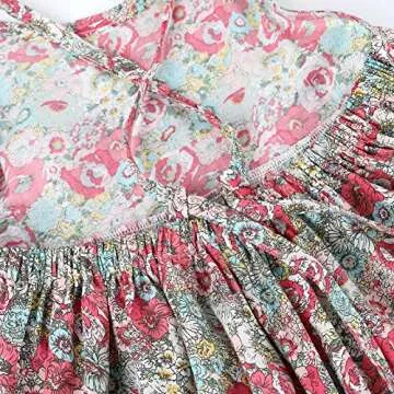 Arbag Summer Girl Floral Backless Party Dress for Kids