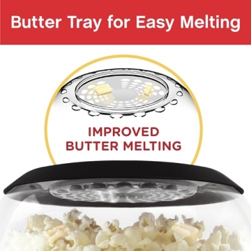 West Bend Stir Crazy Popcorn Maker 6 Quart Black