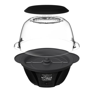 West Bend Stir Crazy Popcorn Maker 6 Quart Black