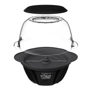 West Bend Stir Crazy Popcorn Maker 6 Quart Black