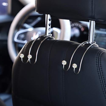 SAVORI Bling Car Hanger Hooks for Organized Travel