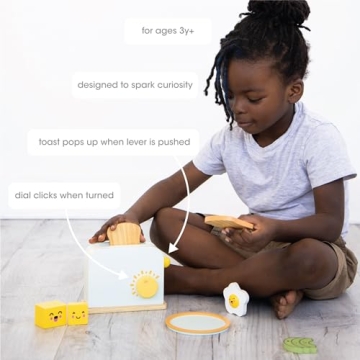 Pearhead Brunch Time Montessori Wooden Kitchen Toy