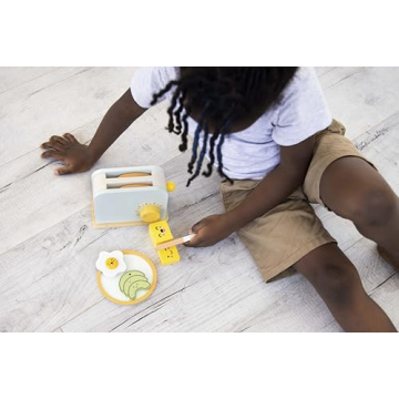 Pearhead Brunch Time Montessori Wooden Kitchen Toy