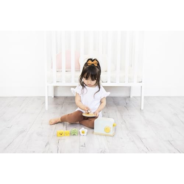 Pearhead Brunch Time Montessori Wooden Kitchen Toy