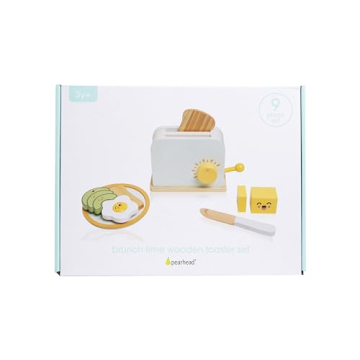 Pearhead Brunch Time Montessori Wooden Kitchen Toy