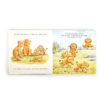 Jellycat The Very Brave Lion: A Baby Board Book Gift for Children