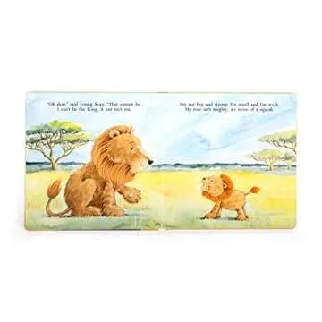 Jellycat The Very Brave Lion Board Book Gift for Babies
