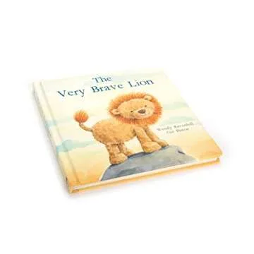 Jellycat The Very Brave Lion Board Book Gift for Babies