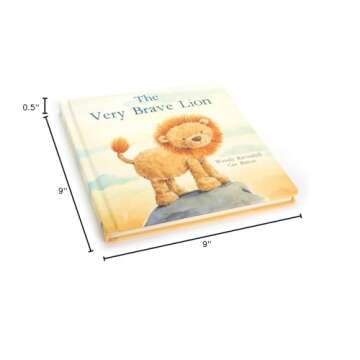 Jellycat The Very Brave Lion Board Book Gift for Babies