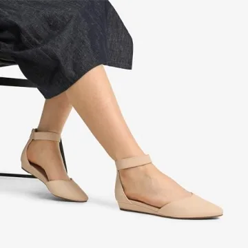 Stylish Women's Low Wedge Ankle Strap Flats for All Occasions