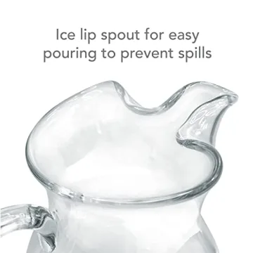 Mikasa Napoli 70 Ounce Clear Glass Pitcher