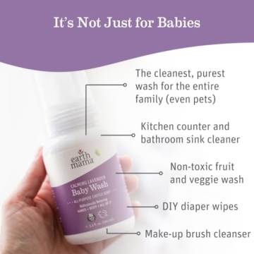 Earth Mama Calming Lavender Baby Wash Organic Foaming Soap