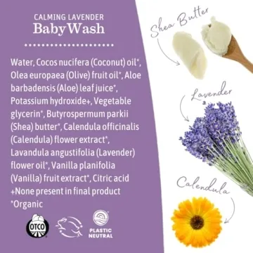 Earth Mama Calming Lavender Baby Wash Organic Foaming Soap