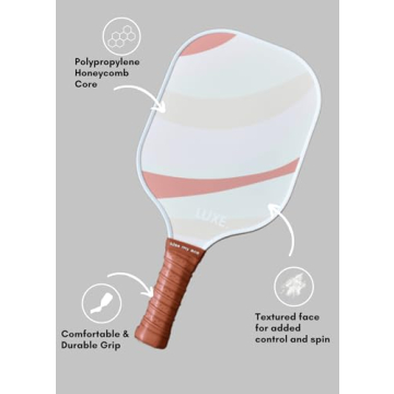 LUXE Pickleball Paddle Ace Edition - Stylish Carbon Fiber Paddle