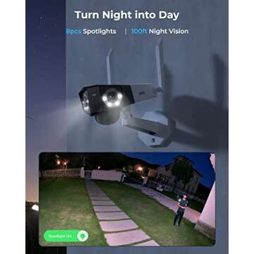 REOLINK 8MP Outdoor Camera with 180° View & Solar Power