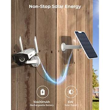 REOLINK 8MP Outdoor Camera with 180° View & Solar Power