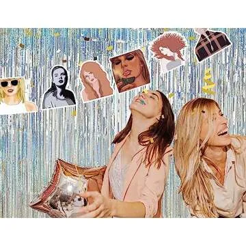 PartyKandy Party Decorations for Music Birthday Decorations, ERAS Cutout Cake Toppers, Backdrop Banner Wall Decor, and Party Supplies (25 Pcs)