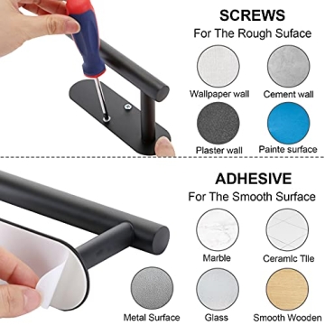 JuJeKwk Paper Towel Holder Under Cabinet for Kitchen