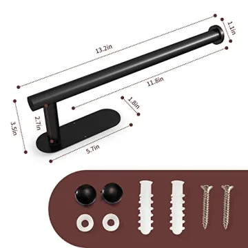 JuJeKwk Paper Towel Holder Under Cabinet for Kitchen