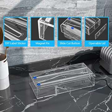 KDSKSC Tin Foil Organizer for Effortless Storage