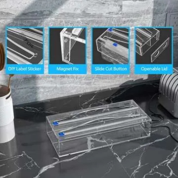 KDSKSC Tin Foil Organizer for Effortless Storage